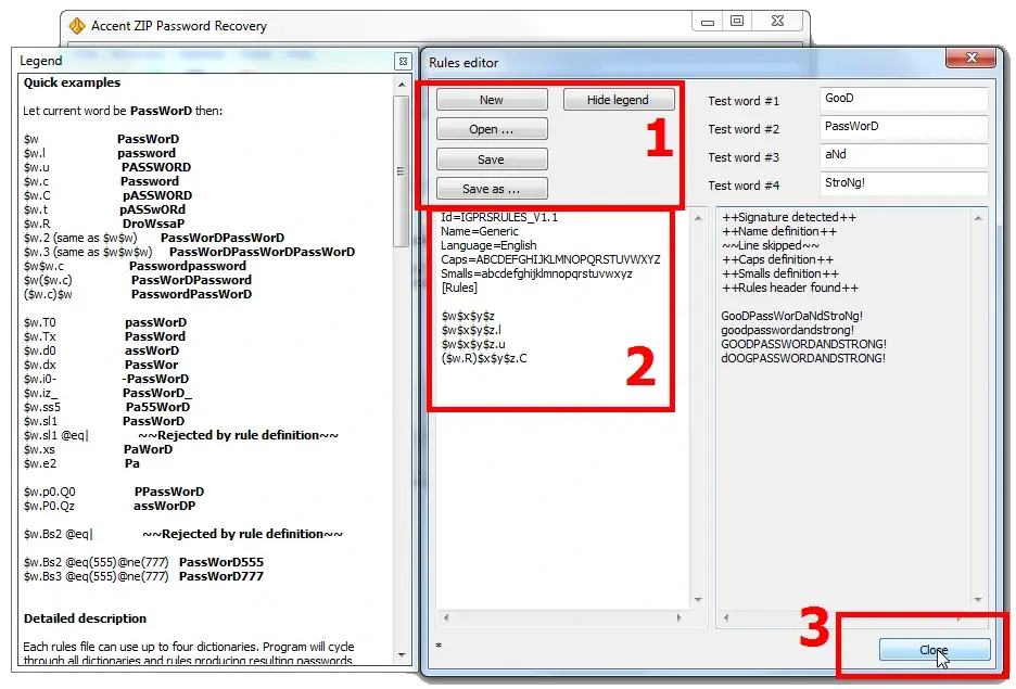 AccentZPR: Crafting Advanced Rules for Combining and Mutating Dictionaries in the 'Rule Editor'