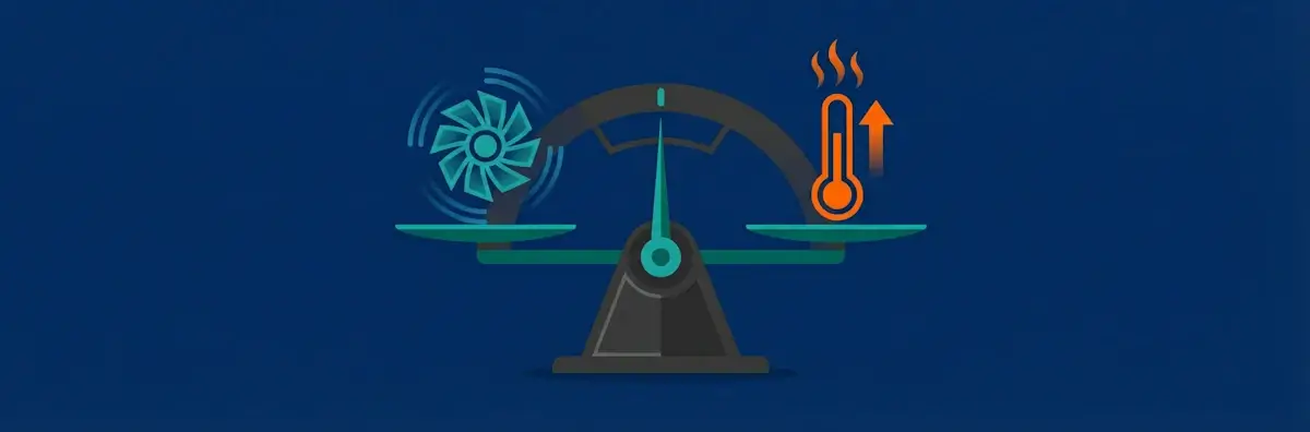 Balancing cooling fan noise and GPU temperature—finding the optimal settings