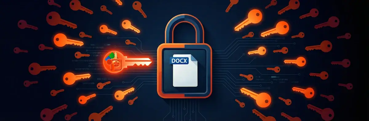 DOCX passwords: honest about hacking, deadlines, and video cards