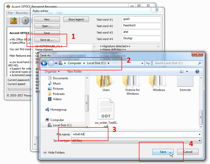 Save your mutation rules to a file