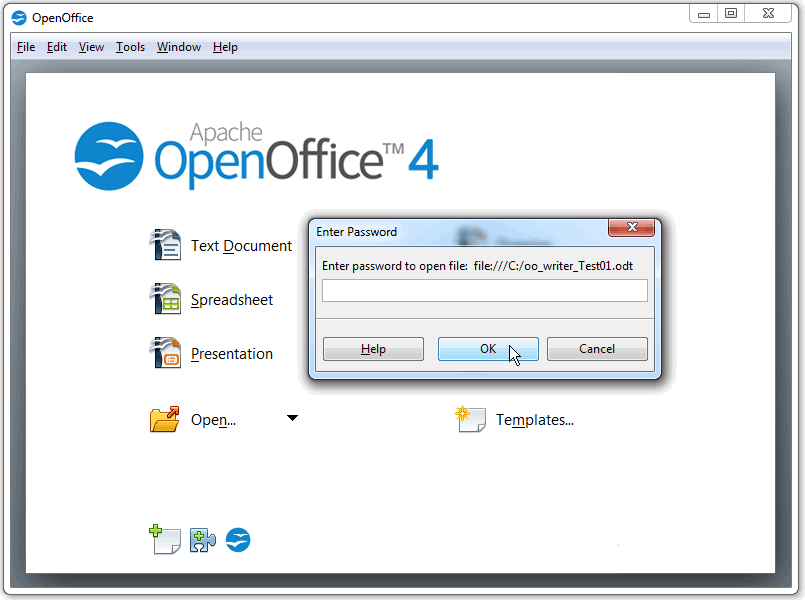 How to crack lost OpenOffice password?!.