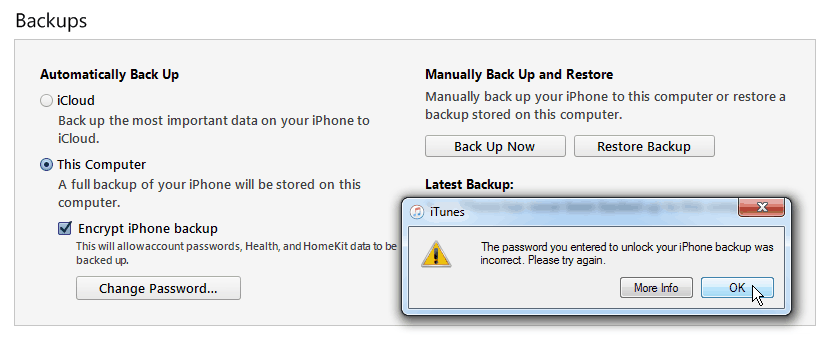 2 Ways To Regain Access To Itunes Backup When The Password Is Lost