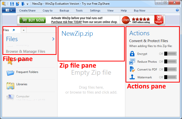 password winzip unlock